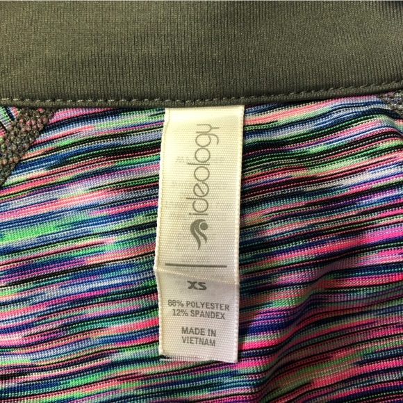 Ideology Multi-Color Activewear Athletic Full Zip Jacket - Picture 4 of 10